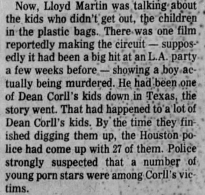 New Times Magazine, 'The Last Porno Show,' 1977